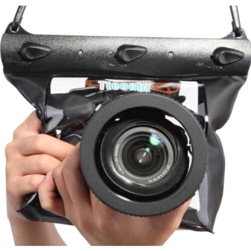 Tteoobl GQ-518L Camera Waterproof Dry Bag 20m Underwater Diving Camera Housing Case Pouch Dry Bag for Canon Nikon DSLR SLR