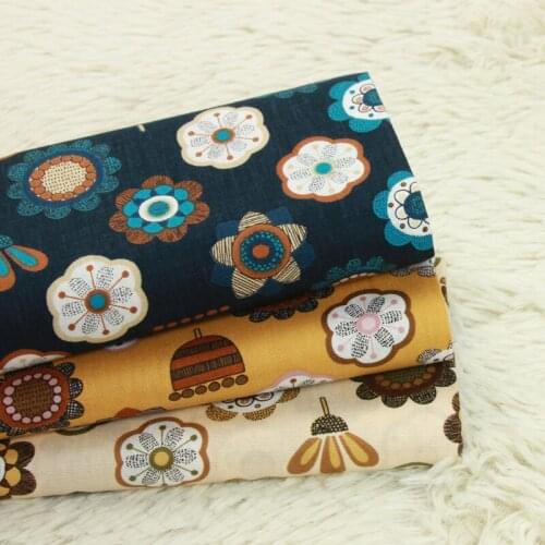 High quality pure cotton fabrics Beautiful pattern printing tissus patchwork Handmade DIY patchwork bag quilting fabric