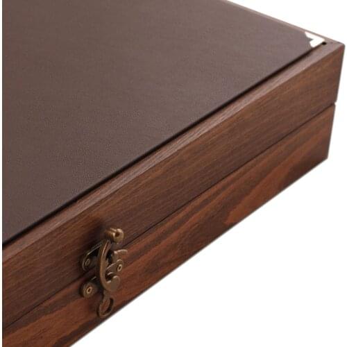 STAR WOODEN BAG WOODEN WASHER PREMIUM GOLD BACKGAMMON