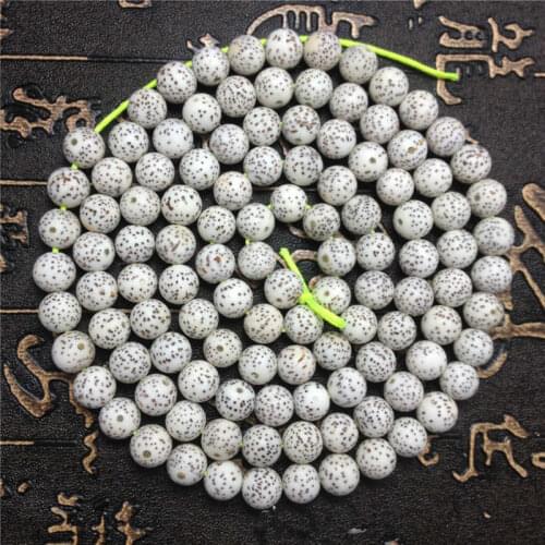 10strands Natural Original White Star Moon Lotus Bodhi Beads Strand 118+6 Beads for Yoga Meditation Prayer Mala 6mm 7mm 8mm