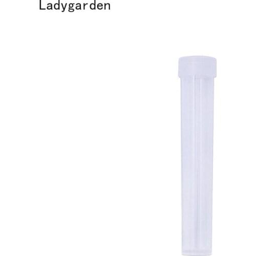 10PCS Plastic Sample Bottles Mini Clear Storage Vials Case Pill Capsule Storage Containers Jars Test Tube Pot Storage Boxes Bins