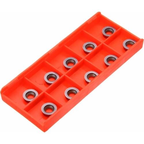 10pcs RPMT1003MO VP15TF Carbide Inserts with Box Mayitr For CNC Lathe Cutting Turning Tool