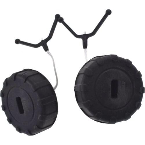 2pcs Fuel Oil Lids Tank Cover Cap Set Match With Original Equipment For STIHL MS170 MS180 Replace Parts Tool