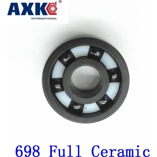 2019 Rolamentos Axk 698 Full Ceramic Bearing ( 1 Pc ) 8*19*6 Mm Si3n4 Material 698ce All Silicon Nitride 619/8 Ball Bearings