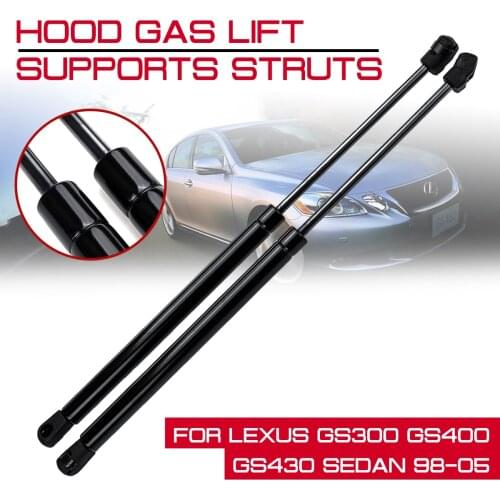 For Lexus GS300 GS400 GS430 98-05 Sedan Front Engine Cover Refit Bonnet Hood Gas Shock Lift Strut Bars Support Rod
