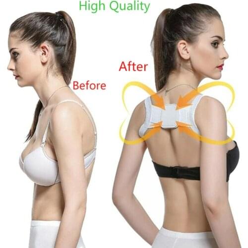 Hot Sale Back Posture Corrector Belt Clavicle Support Correction Straight Shoulders Brace Strap with Velcro for Adult Chilren