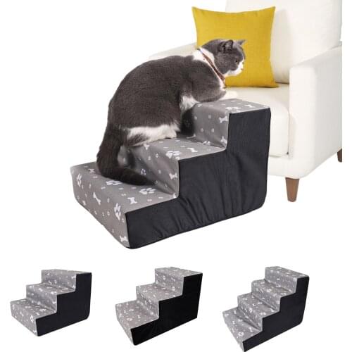 3/4 Layers Pet Dog Stairs Steps Indoor Dog House Stairs Ramp Ladder Detachable Cat Climbing Ladder For Small Dog Cat Pet Product