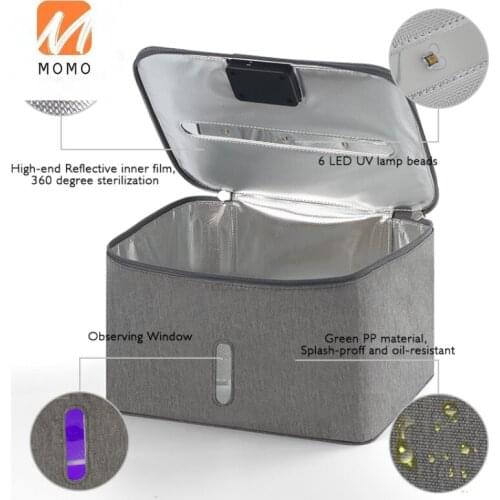 Hot Selling UV Light Sanitizer Bag Uvc Cleaner Disinfection Phone Sterilizer Box for Travel