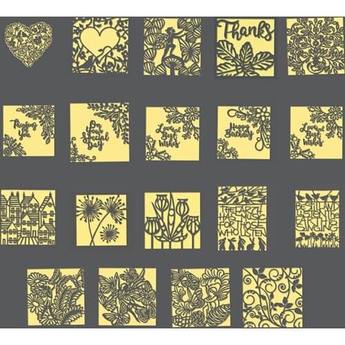 Metal Cutting Dies Bird Heart Best Wishes Words Alliums Swirls Floral Frame Moorhouse Architecture DIY Embossing Dies 2020