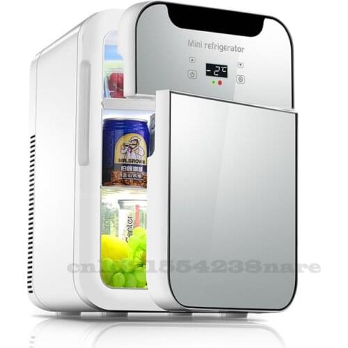 20L/12L Dual use Mini Refrigerator Home/Car Single Door Refrigerators Freezer Cooling Heating Box Fridge Single / dual core