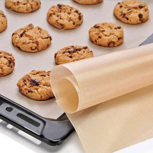 Reusable Baking Mat High Temperature Resistant Sheet Pastry Baking Oilpaper Heat-Resistant Pad Non-stick For Outdoor BBQ