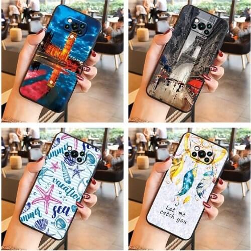 Soft For Woman Phone Case For Xiaomi Poco X3 NFC/X3 Pro Luxury Anti-knock For Girls Back Cover Beautiful