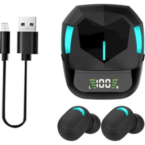 Bluetooth 5.1 Earphone Wireless Bluetooth Headphone TWS Gaming Headset LED Display Earbud Headset For Xiaomi For Huawei Handfree