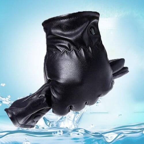 New material high elasticity PU leather gloves comfortable breathable wide application range wear-resistant protective gloves