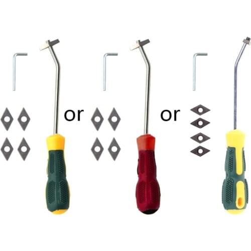 Tungsten Steel Ceramic Tile Grout Remover Ceramic Tile Cleaner Angled Grout Scraping Rake Tool Tile Cleaning Tool