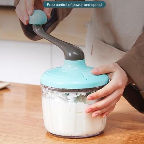 Cream Beater Manual Household Small Semi-automatic Egg White Cream Cake Hand Mixer Egg Beater Kitchen Stirrer