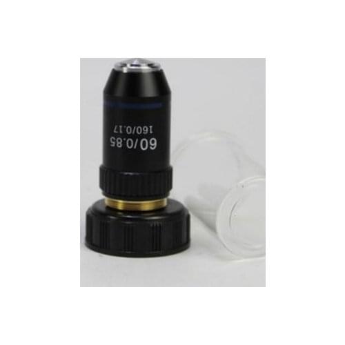 60X 195 Biomicroscope System School Lab Laboratory Achromatic 60 Times Objective Lens for Bio-Microscope Biological Microscope