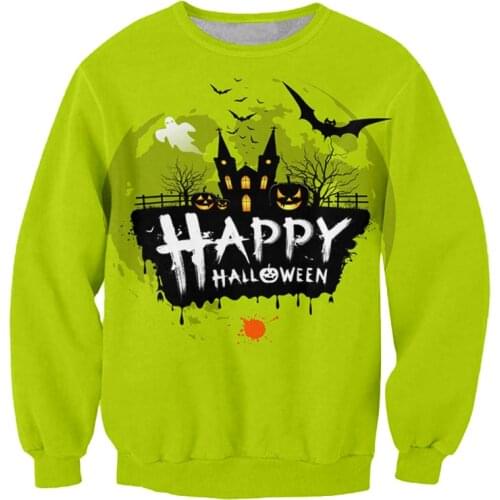 IFPD EU/US Size 3D Hip Hop Printed Sweatshirt Halloween Horror Happy Christmas Fashion Tracksuits Streetwear Pullover