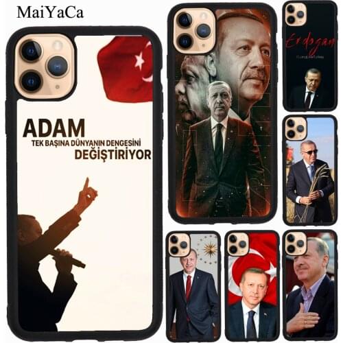MaiYaCa Turkey Recep Tayyip Erdogan For iPhone 7 8 Plus 6S SE 2020 Case For iPhone 12 mini 11 Pro Max XS X XR Cover