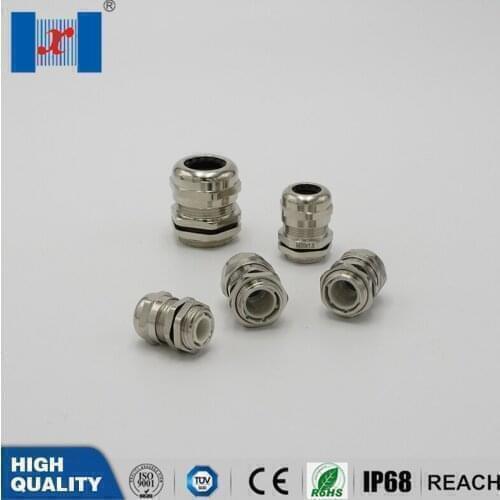 1 Piece Waterproof Metal Brass Cable Gland PG21 13-18mm IP68 Wire Glands Industrial Connector