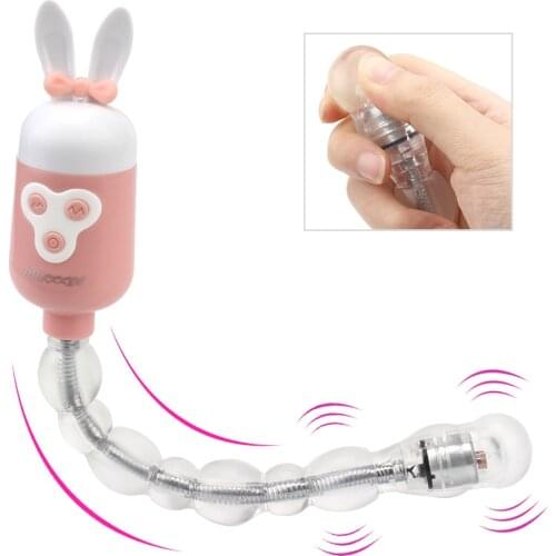 Magic Wand Vibrators Butt Plug G Spot Vagina Massager Long Dildos Anal Beads Sex Toys for Women Men 8 Modes Vibrator Flexible