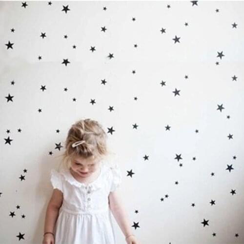 Die Cut Stars Wall Stickers Kids Room Wall Decor Home DIY Vinyl Matte Star Decal Wall Art Decals Baby Nursery