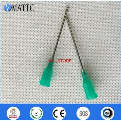 High Quality 100Pcs 1.5'' 18G Luer Lock Glue Dispensing Needle High Precision Dispenser Tips 1-1/2 Inch