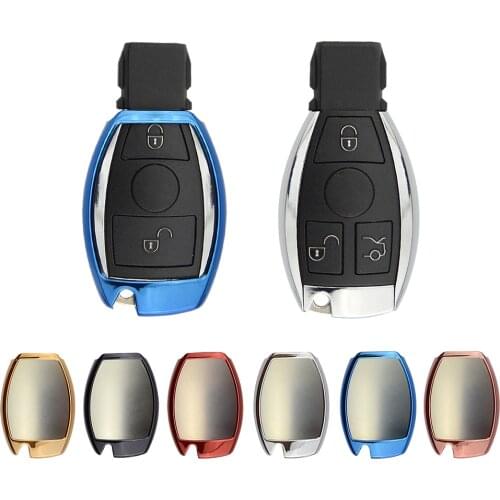 High Quality Soft TPU Car Key Case For Benz W204 W205 W211 W212 W221 C Class Remote Key Cover Holder Protector Auto Accessories