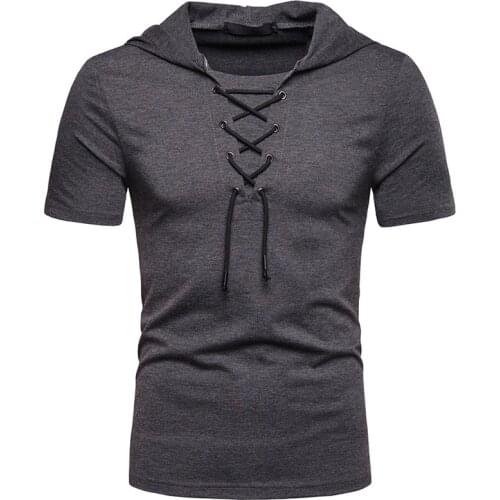 Xftorginal Men's T-shirts With A Hood