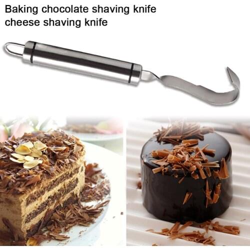 1pc Stainless Steel Chocolate Scraper Cheese Grater Butter Blade Knife Cutter Cake Decorating Tool Baking Tools Gadget