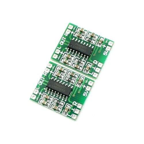 2PCS PAM8403 2X3W Mini Audio Class D Amplifier Board 2.5-5V Input Compatible Board for Electronic Components