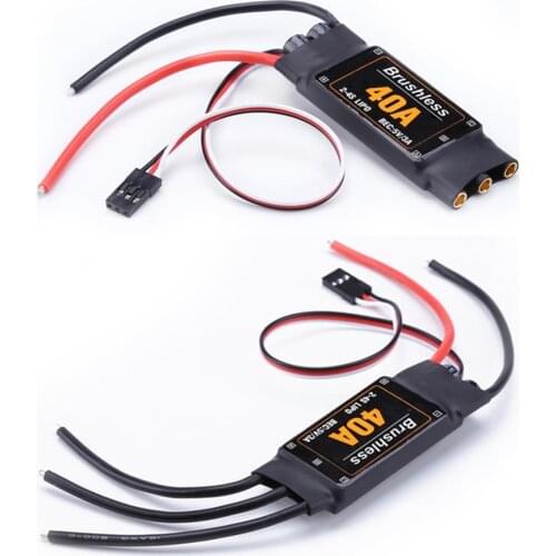 40A Brushless ESC Drone Airplanes Parts Components Accessories Speed Controller Motor RC Toys FPV Durable Quadcopter Helicopter