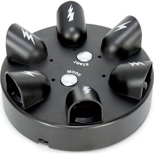 6 Slots Polygraph Tricky Funny Adult Micro Electric Shock Heart Beat Lie Detector Shocking Liar Test Novelty Party Game Consoles