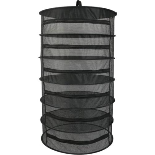 60cm 6 layer drying basket plant drying net drying frame closed zipper,can dry beans, herbs, food, plants, petals, or clothing
