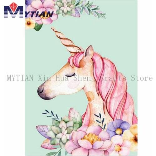 Unicorn Paper 5D diy Diamond Painting Unicorn Cross Stitch 3D Diamond Embroidery kit Diamond Mosaic Home Decor Wall Art Painting