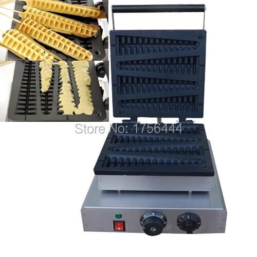 Free Shipping Commercial Use 4pcs 110v 220v Electric Lolly Waffle on a Stick Baker Machine