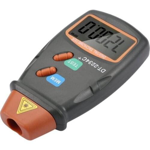 Digital Laser Photo Tachometer Non Contact 2.5RPM-99999 RPM Tach Digital Laser Tachometer Speedometer Speed Gauge