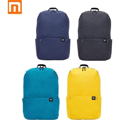 AA Xiaomi Colorful Backpack 20L Capacity Four Levels Of Water Repellent Leisure Sports Backbags Unisex For Outdoors Travel