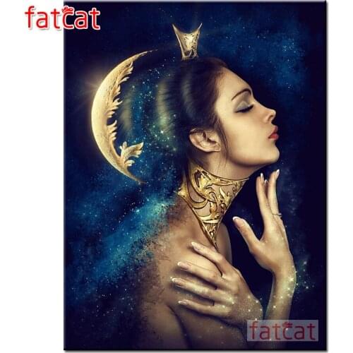 FATCAT Fantasy girl 5d diy diamond painting full square round drill diamond embroidery kits needlework home decoration AE2798