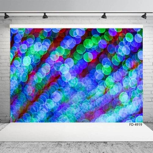 Photo Backdrop Glorious Flare Bokeh Customized Background for Children Birthday Party Baby Shower Photophone Photography Props