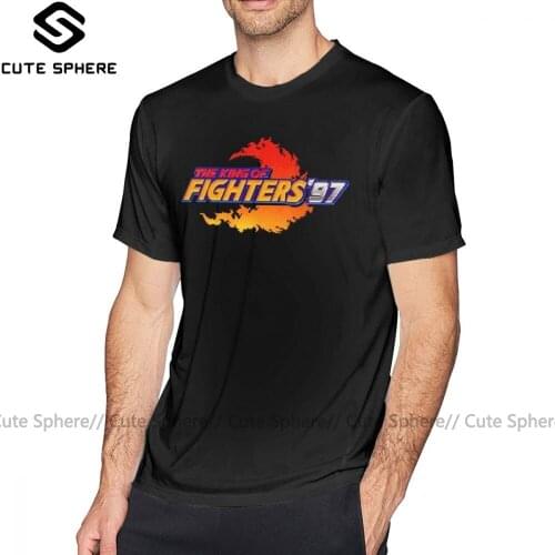 The King Of Fighter T Shirt The King Of Fighters 97 Neo Geo Title Screen T-Shirt Male Graphic Tee Shirt Casual Awesome Tshirt
