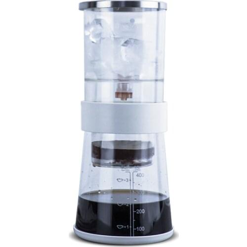 Cold Brew Coffee Maker with Reusable Stainless Steel Filter Thick Glass Percolators cafetera expreso Coffee Iced Drip Pot