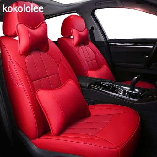 Kokololee Custom real leather car seat cover for Tesla MODEL-X Automobiles Seat Covers auto Accessories car seats styling