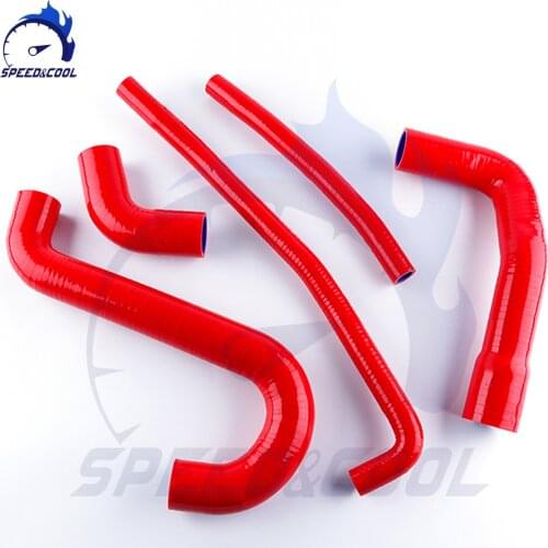 Silicone Radiator Coolant Pipe Tube Hose Kit For ALFA ROMEO ES-30 3.0 V6 SZ 1989 19901991 RZ 1992 1993