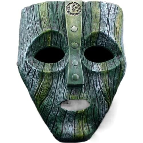 Cameron Diaz Loki Resin Bark Masks Halloween Mask Jim Carrey Venetian Mask The God of Mischief Masquerade Cosplay Costume Props