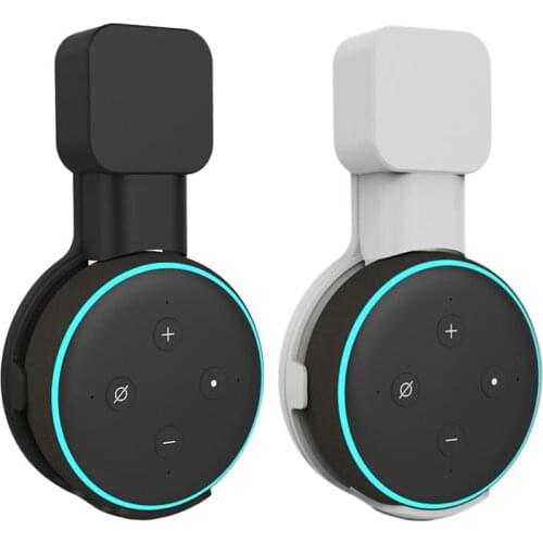Outlet Wall Mount Holder For Echo Dot 3 Space-Saving Stand For Smart Home Speakers With Cord Arrangement Portable High Quality
