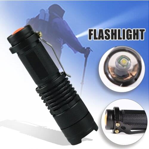 Newly Mini Handheld Flashlight with Clip Portable Lighting Tools Emergency Gear for Outdoor Camping Fishing