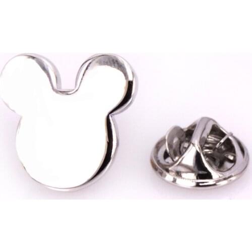 New silvery mouse Brooch high quality mens suit Brooch Lapel Badge Pin mens Wedding Shirt Lapel Brand Jewelry Pin