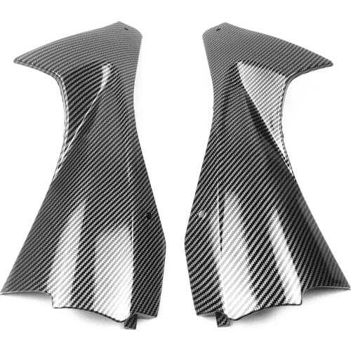Motorcycle Fairing Air Duct Side Cover ABS Plastic Carbon Fiber For Yamaha YZF-R6 YZF R6 2006 2007