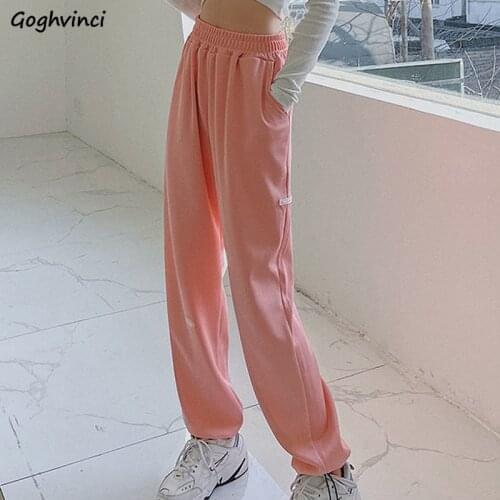 Casual Pants Women Closing Trousers Korean Fashion All-match Loose Chic Casual Spring Harajuku Streetwear New Simple Ins Ladies